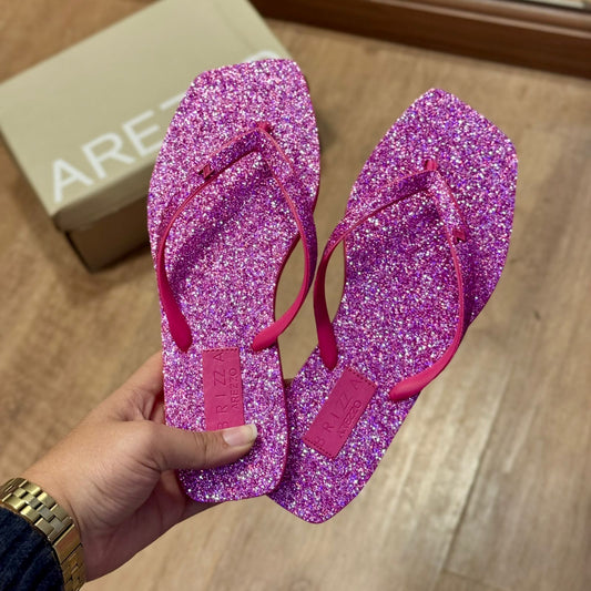 Chinelo de Dedo Arezzo Glitter A116400009