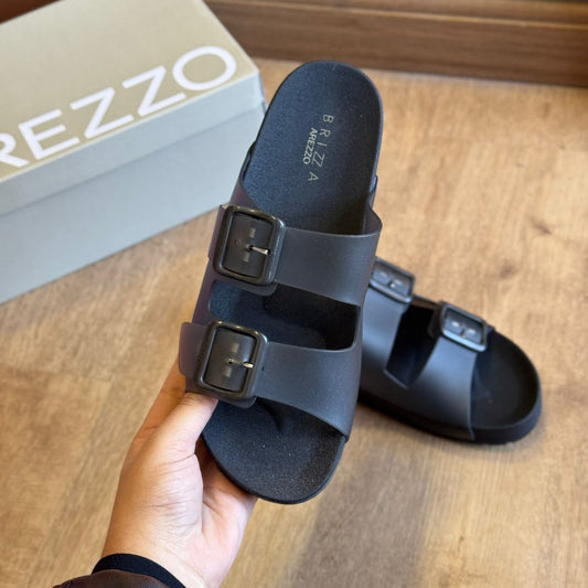 Chinelo Arezzo Slide com Fivelas Duplas Z190480001