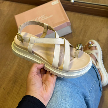 Sandália Modare Detalhe Dourado no Dedo 7200.107