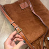 Bolsa Santa Lolla Franja Camurça Transversal 0453.5700.038E