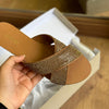 Rasteira Arezzo Minimal Cross Glam A101760103