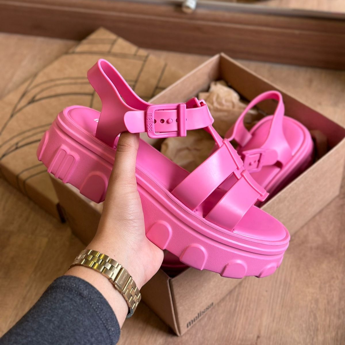 Sandália Melissa Ella Plataforma 35791 – Armazém dos Chinelos