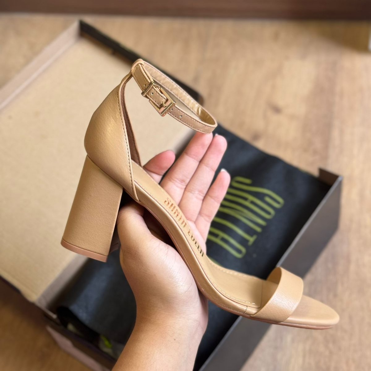 Sandália Santa Lolla Napa Soft Salto Bloco - Main Image