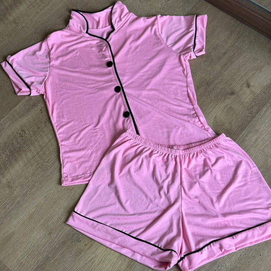 Conjunto Pijama Americano (Rosa)