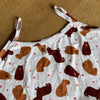 Conjunto Pijama Capivaras Calça e Regata - (Branco)