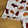 Conjunto Pijama Capivaras Calça e Regata - (Branco)