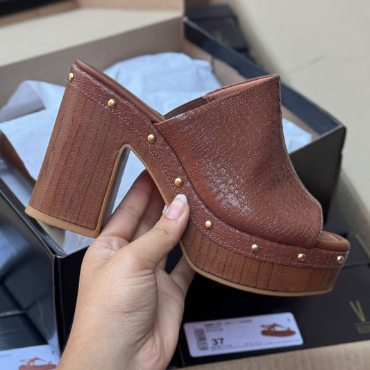 Tamanco Vizzano Slide Croco 6541.205