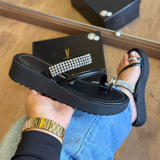Sandália Vizzano Com Strass Prateado 6492.237