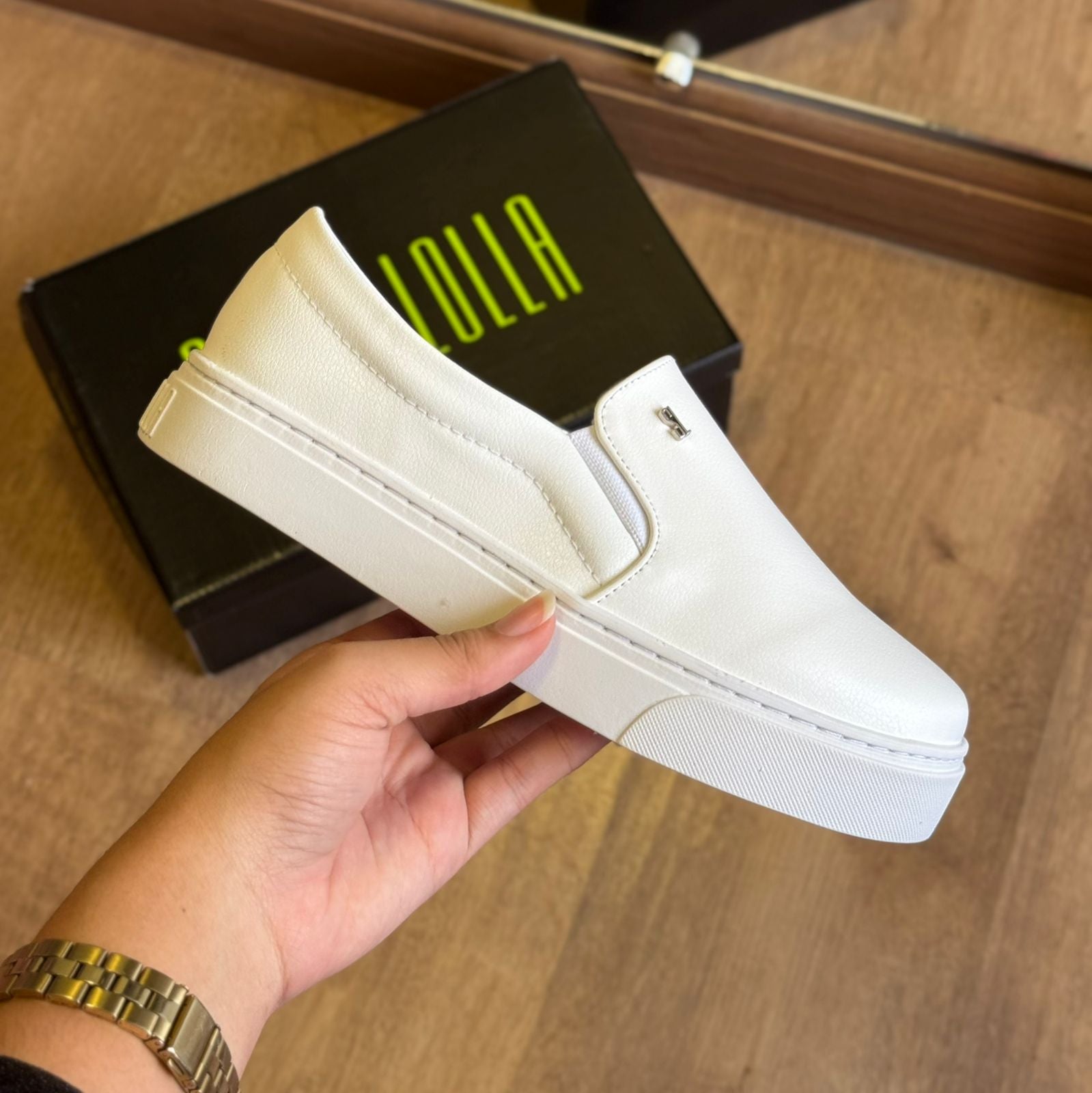 Tênis Santa Lolla Slip On Tecido – Armazém dos Chinelos