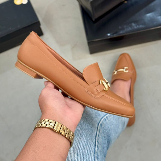 Mocassim Vizzano Detalhe Dourado Lisa 1351.106