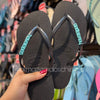 Havaianas Sllim + Pingente Placa - (Preto) - Armazém dos Chinelos