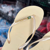 Havaianas Slim + Pin Brasil + Placa Logo
