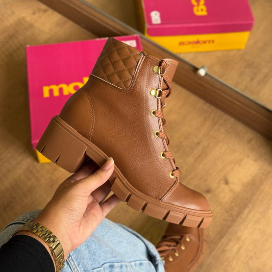 Bota Coturno Moleca Salto Bloco Tratorado 5338.212