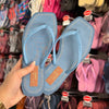 Chinelo de Dedo Arezzo Azul Jeans Square Brizza Z190270063