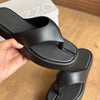 Sandália Arezzo Flatform Bicolor Tira Z191690001