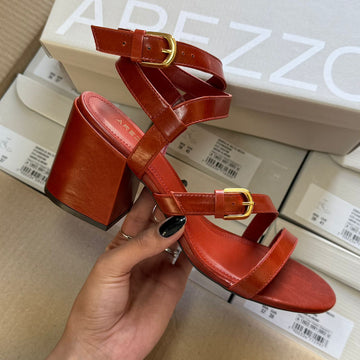 Sandália Arezzo Salto Bloco A124630079