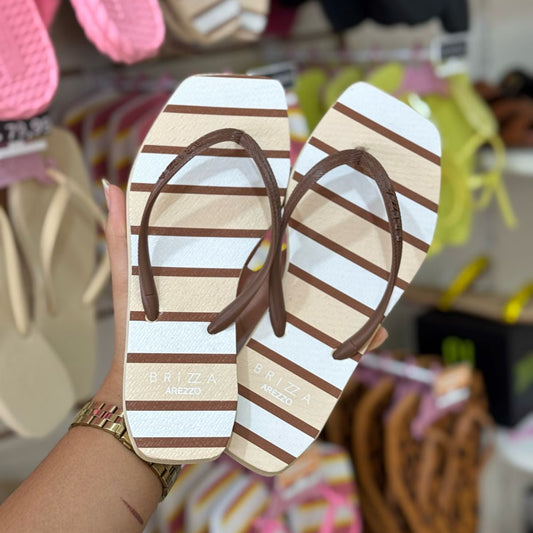 Chinelo Arezzo Listrado Brizza Z190270229