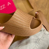 Slide Arezzo Tressê Flatform Tira Z191580001