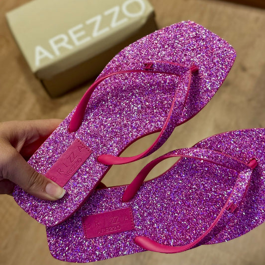 Chinelo de Dedo Arezzo Glitter A116400009