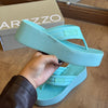Sandália Arezzo Salto Flatform Lulu Z190370003