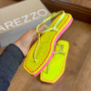 Sandália Arezzo Rasteira Slim Square Brizza Z190270004