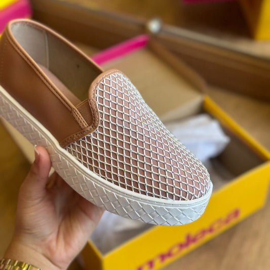 Slip On Casual Moleca com Brilho 5712.332