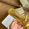 Rasteira Arezzo Bico Redondo Tiras Nós A044850666