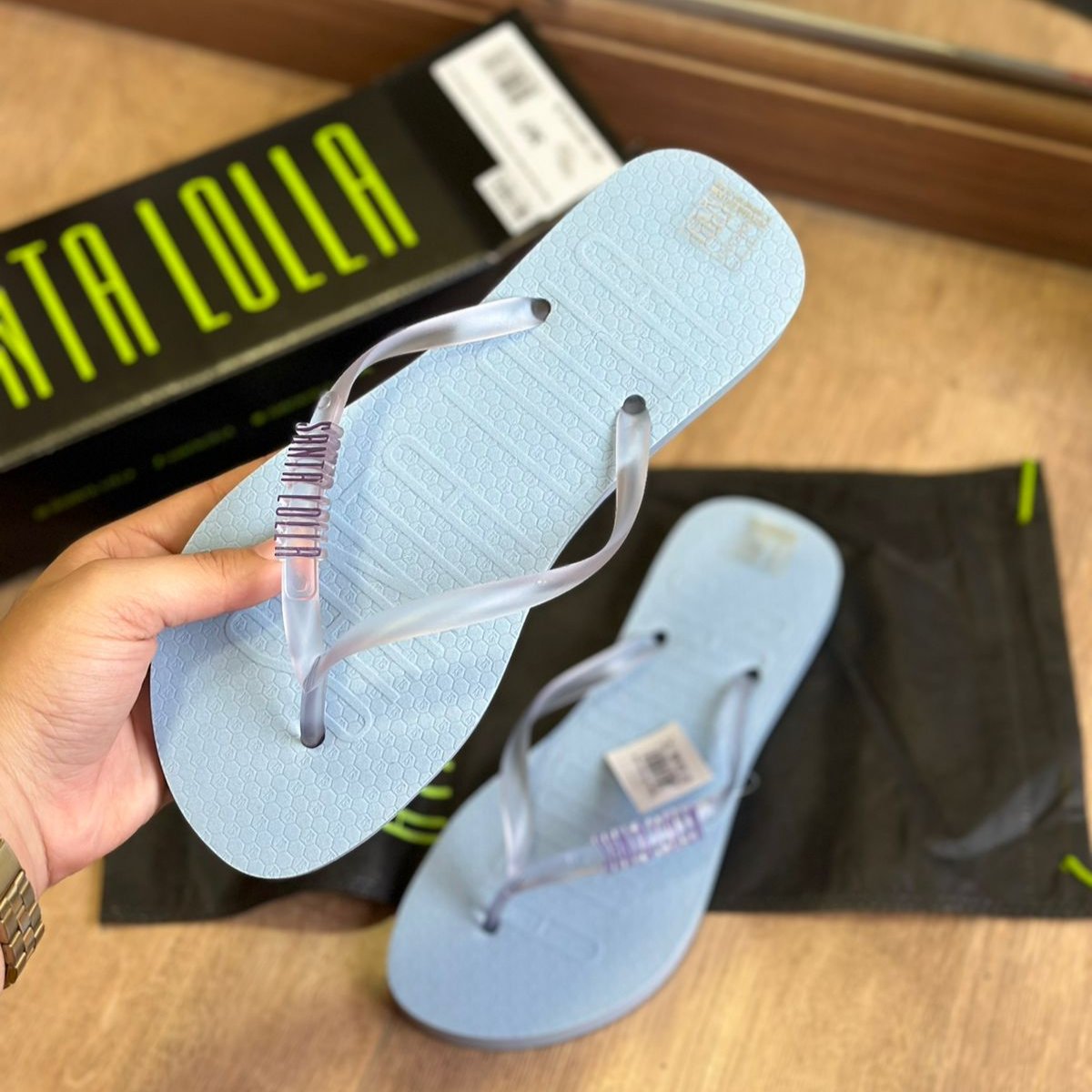 Chinelo Santa Lolla Flip Flop Borracha – Armazém