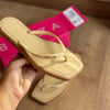 Chinelo de Dedo Arezzo Recouro Color Square Z190270202