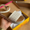 Sandália Moleca Flatform com Detalhes Brilhantes 5447.721