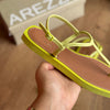 Sandália Arezzo Rasteira Slim Square Brizza Z190270004