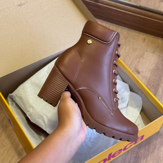 Bota Coturno Moleca Salto Bloco Tratorado 5348.101