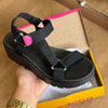 Sandália Moleca Flatform com Ajuste 5536.101