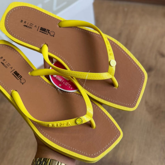 Chinelo de Dedo Arezzo Recouro Square Smiley Z190270199