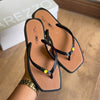 Chinelo de Dedo Arezzo Recouro Square Smiley Z190270199