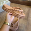 Sandália Arezzo Flatform Marrocos Mid Z190830001