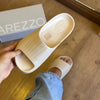 Slide Arezzo Tressê Flatform Tira Z191580001