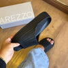 Slide Arezzo Tressê Flatform Tira Z191580001