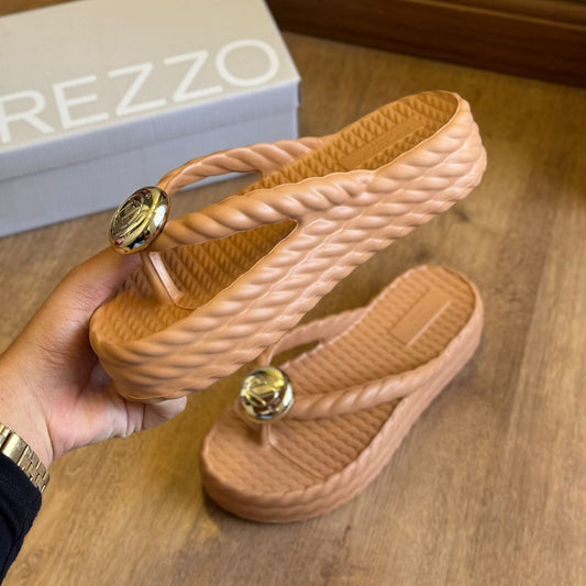 Sandália Arezzo Flatform Marrocos Mid Z190830005