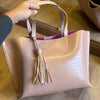 Bolsa Arezzo Shopping Croco Grande Barbicacho A581000586