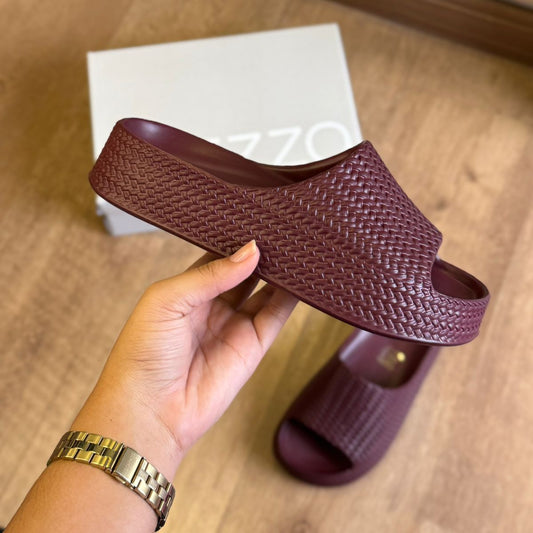 Slide Arezzo Tressê Flatform Tira Z191580001