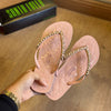 Sandália Santa Lolla Flip Flop Corrente Dourada 0106.0D67