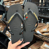 Havaianas Slim Square + Placa Logo + Pin Olho Grego e Pimenta