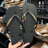 Havaianas Slim Square + Placa Logo + Pin Olho Grego e Pimenta