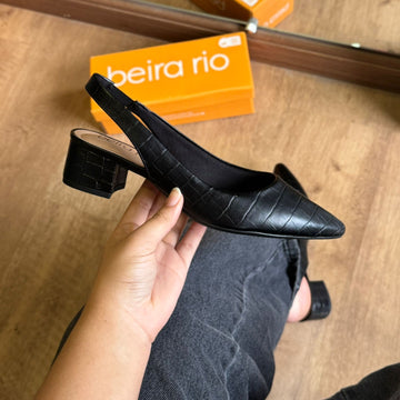 Scarpin Couro Croco Beira Rio 4182.220.3060.15745