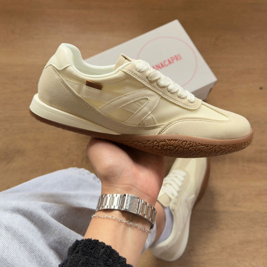 Tênis Ana Capri Couro Detalhe Lateral C307110001