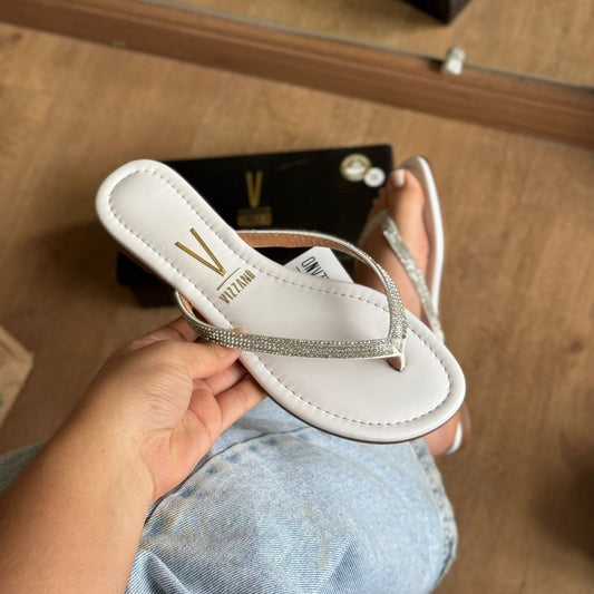 Chinelo de Dedo Vizzano Tiras Em Strass 6371.300