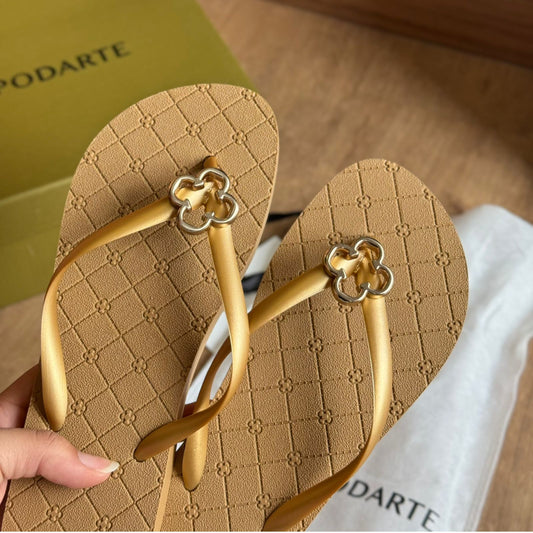 Chinelo De Dedo Capodarte Detalhe Trevo 4015042