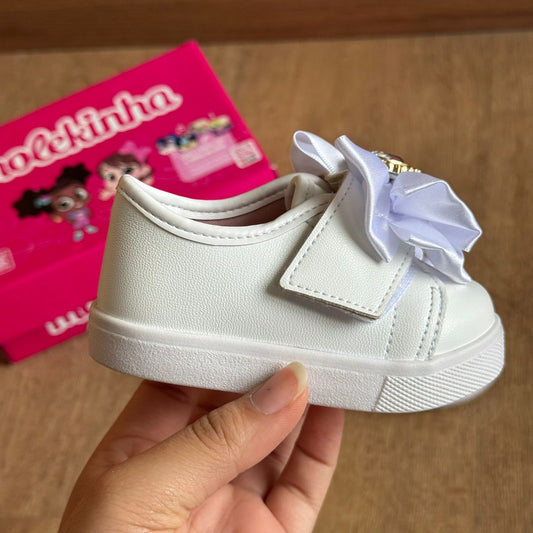 Tênis Molekinha Casual Detalhe Laço Brilhante 2118.596