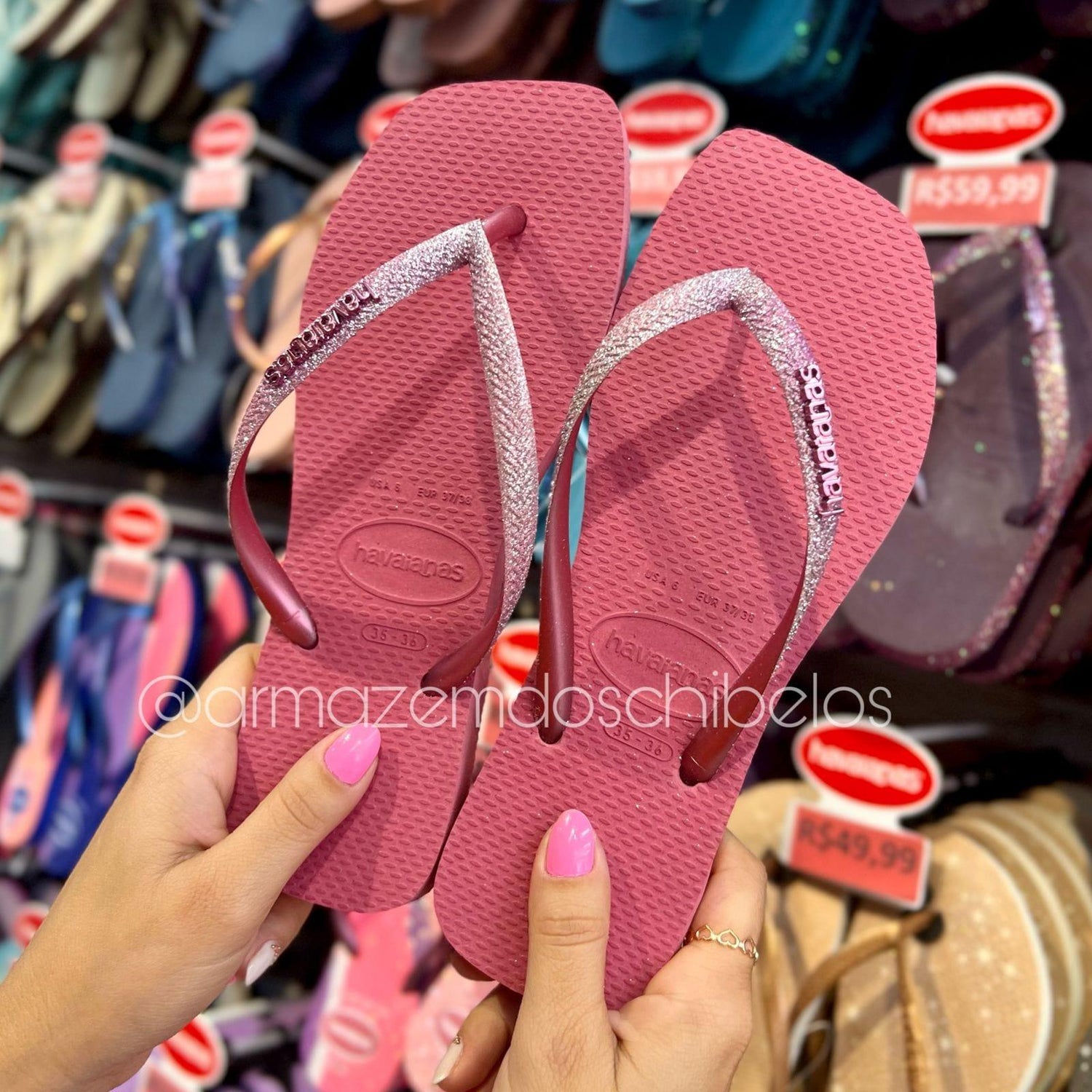 Havaianas Glitter a R$49,99